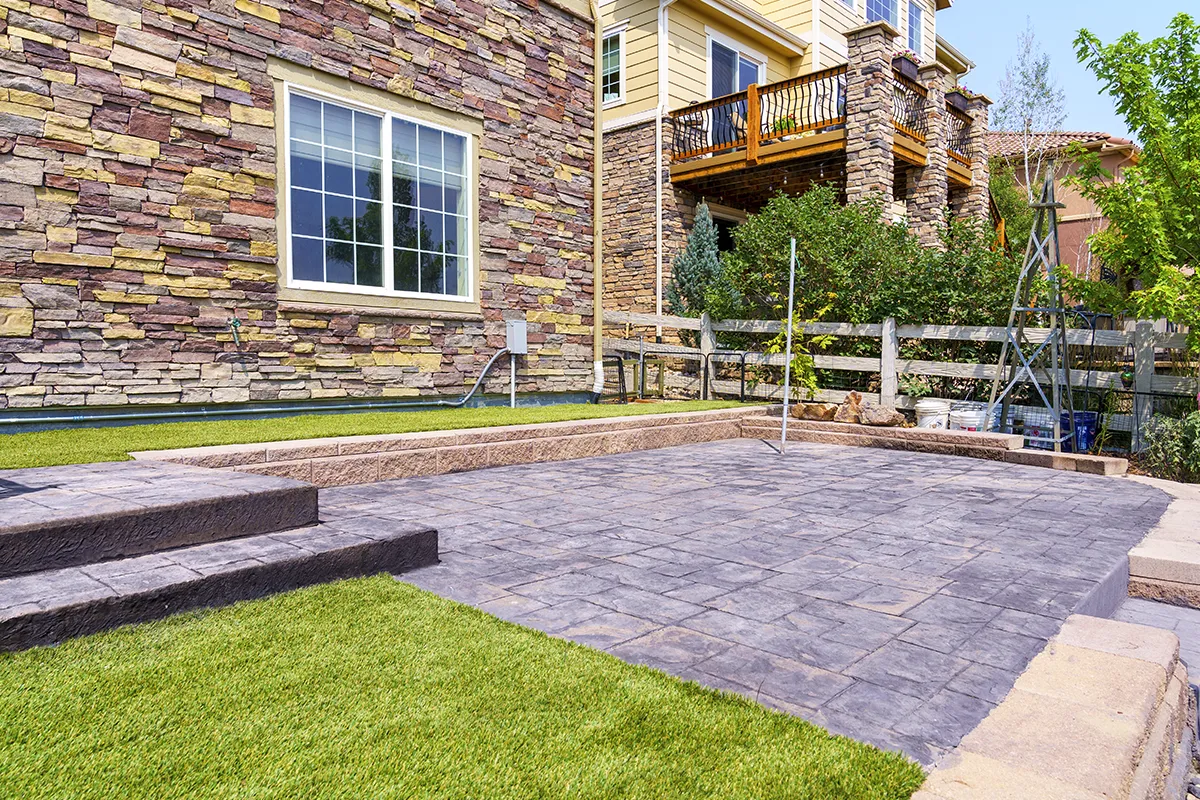 decorative stamped concrete contractor Colorado