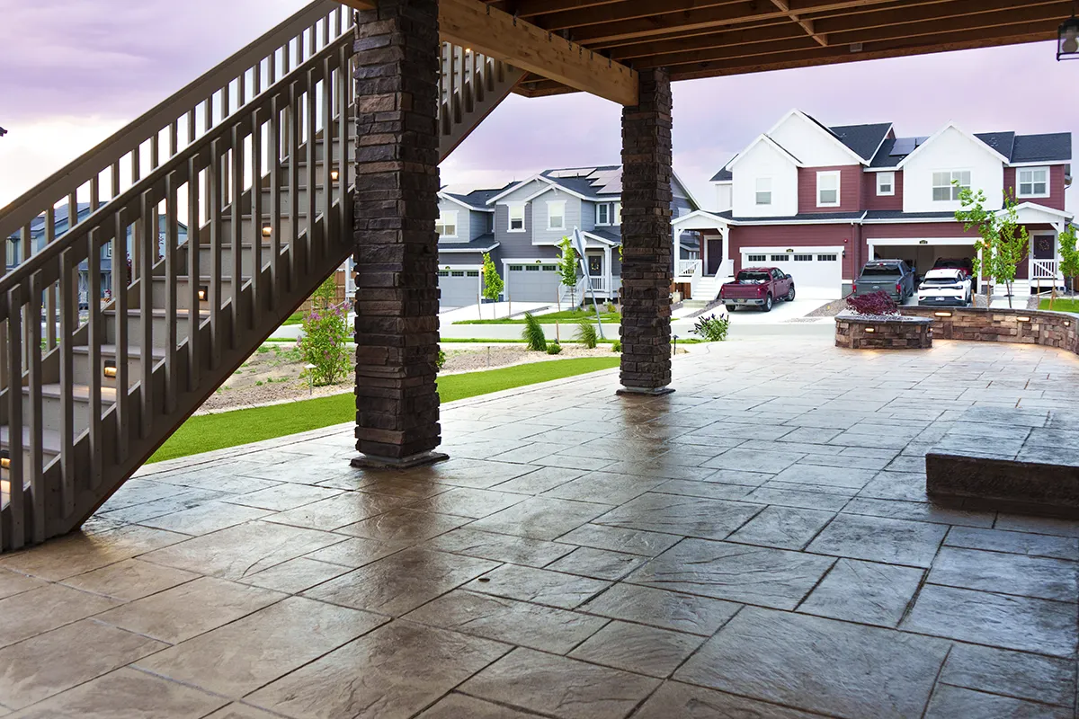 residential stamped concrete contractor Colorado